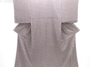 未使用品　関正二郎作　やじろべえ模様江戸小紋着物